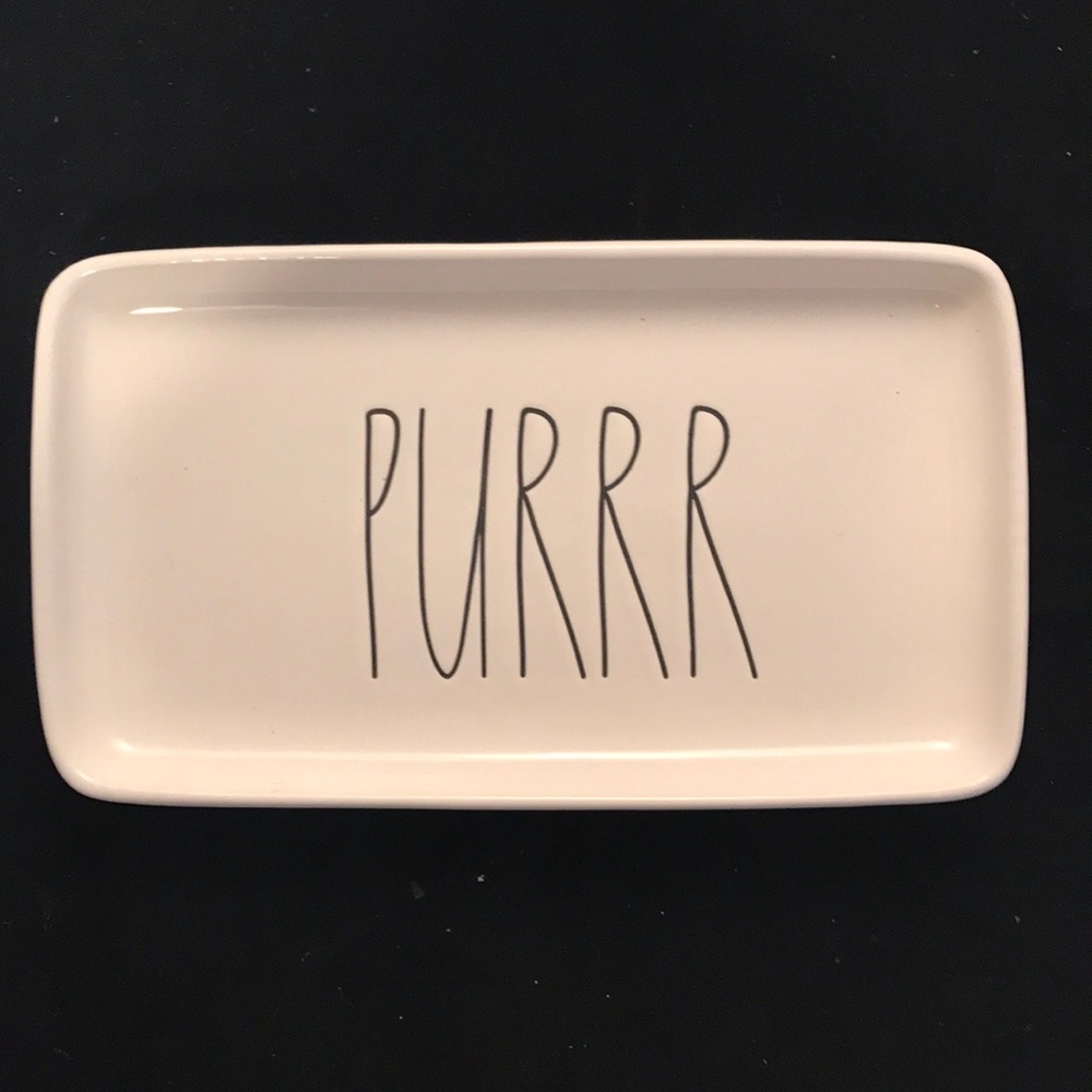 Rae Dunn "Purrr" Plate/Platter